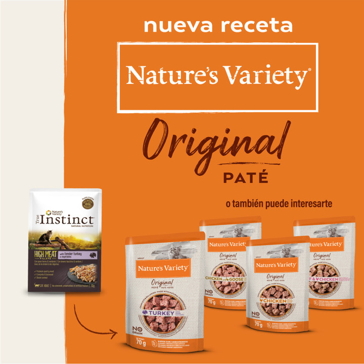 Natures Variety Original Grain Free Turkey Pouch Cat