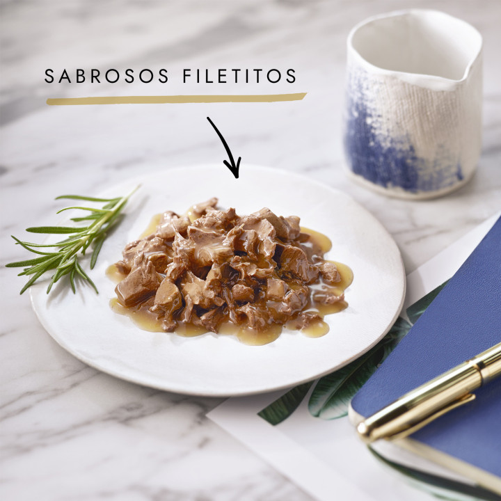 PURINA GOURMET Perle Finas Láminas DUO con Carnes Delicadas