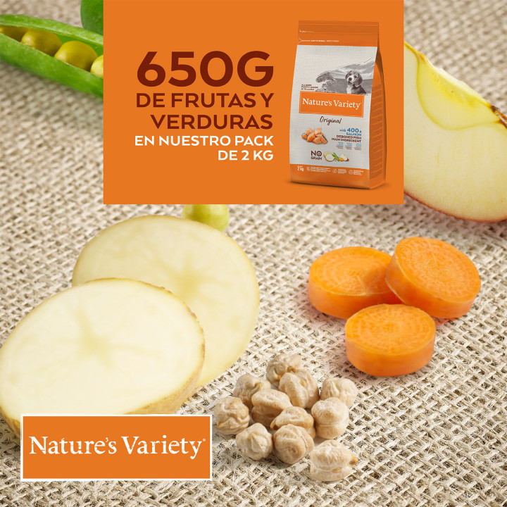 Natures Variety Original Grain Free Junior Salmón - Kompymascotas