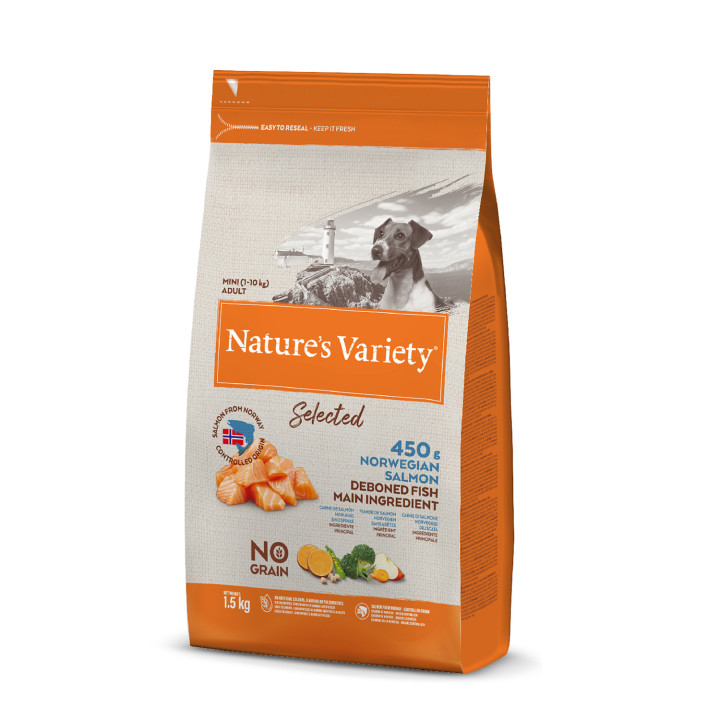 Natures Variety Selected Grain Free Salmón - Kompymascotas