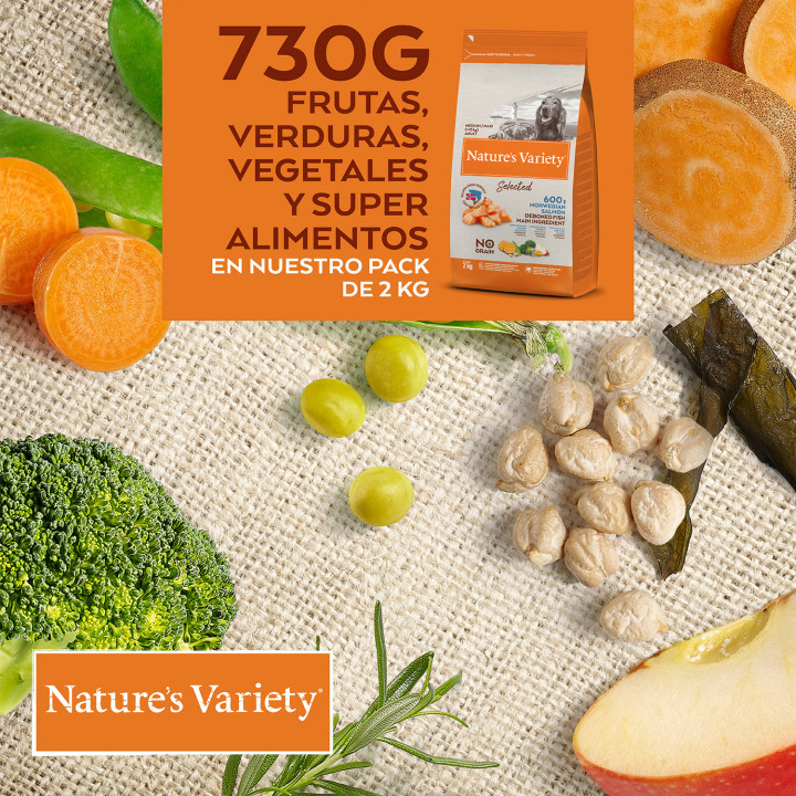 Natures Variety Selected Grain Free Salmón - Kompymascotas