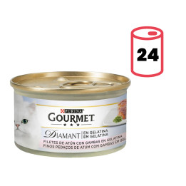 Purina Gourmet Diamant Láminas de Atún, comida húmeda para gatos - Kompymascotas