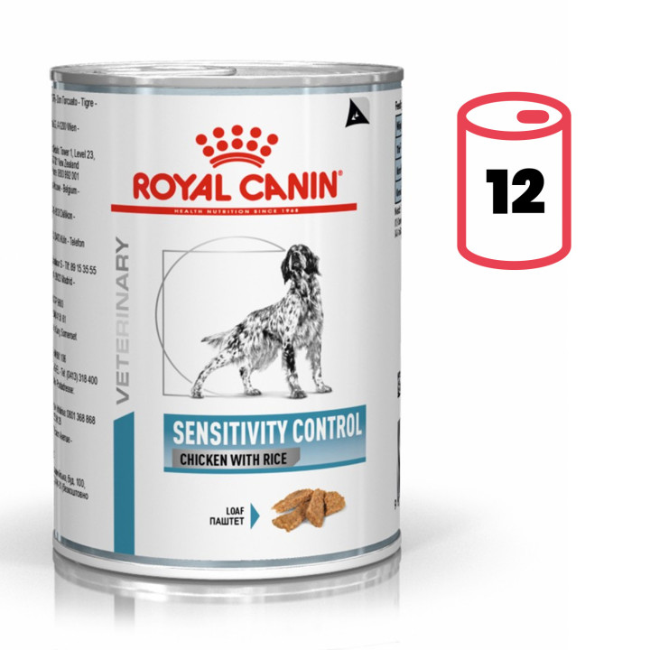 Latas para perros Royal Canin Sensitivity Control (con pollo) - Kompymascotas