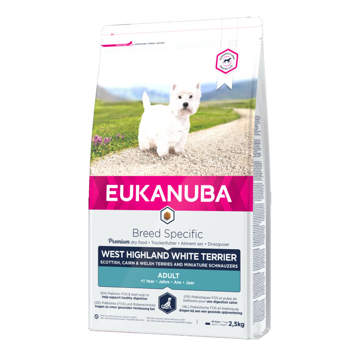 Eukanuba West Highland White Terrier, pienso para perros - Kompymascotas