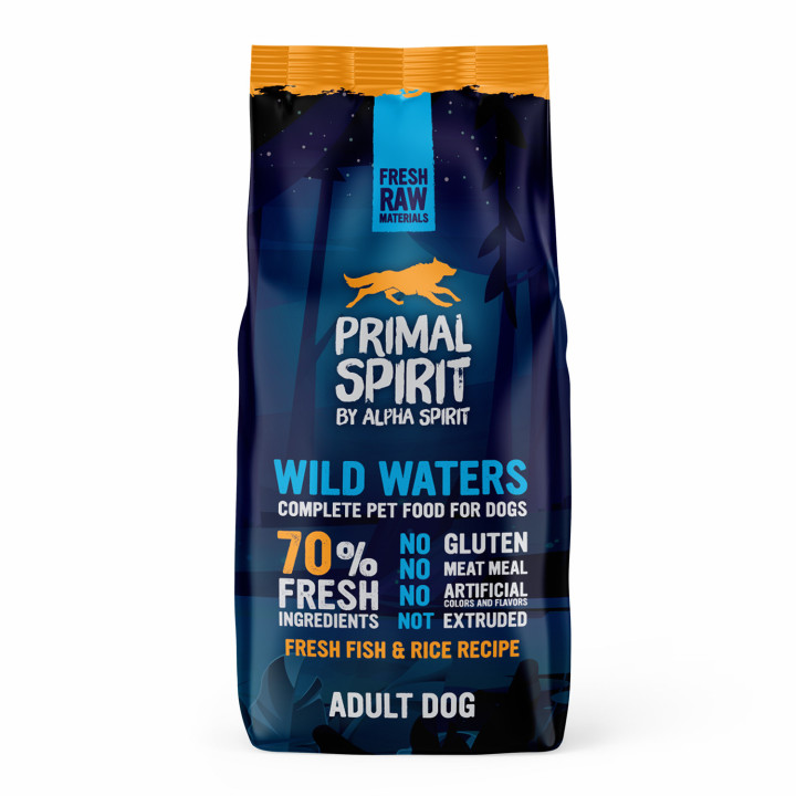 Primal Spirit Wild Waters alimento completo de pescado fresco 