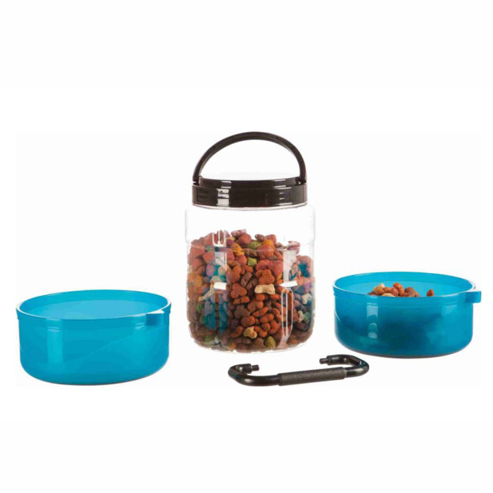 Set de Viaje, comederos y bebederos para tu mascota - Kompymascotas