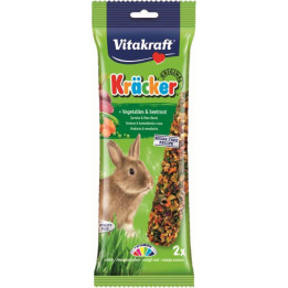 Alimento en barritas para conejos Vitakraft Kracker Verdura - Kompymascotas
