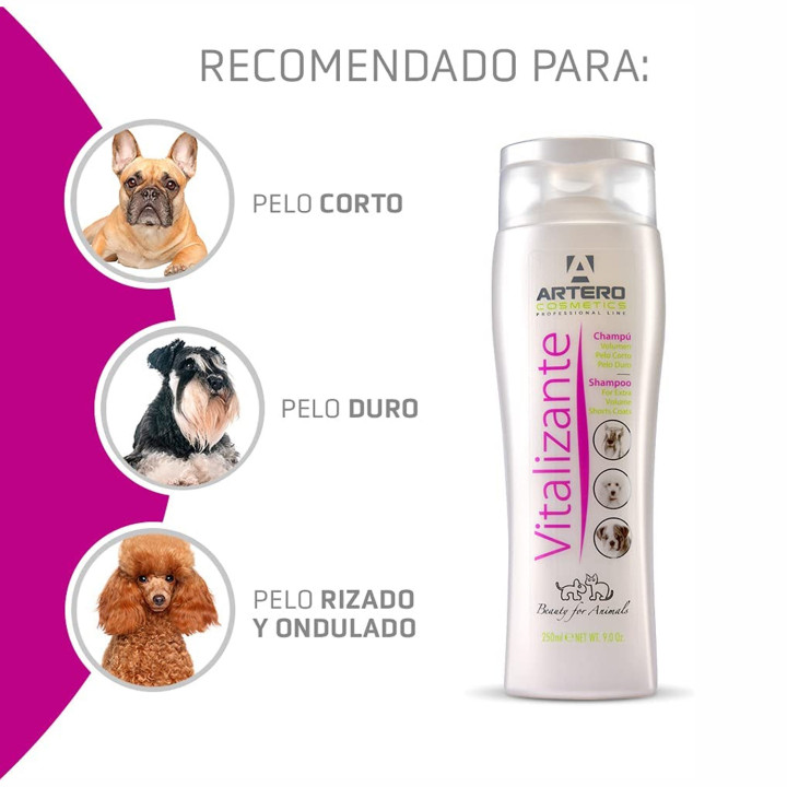 Champú para perros Artero Vitalizante - Kompymascotas