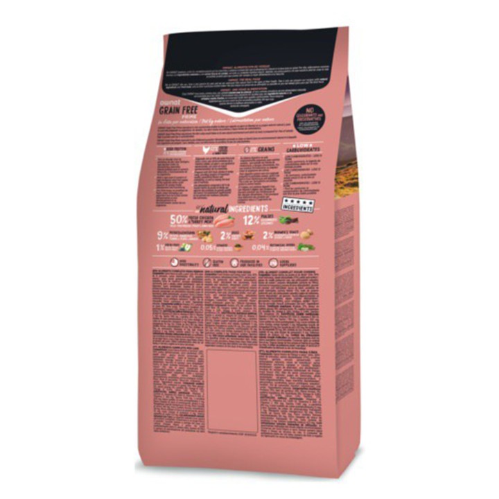 Ownat Grain Free prime Mini Pollo y Pavo, Pienso para perros - Kompymascotas