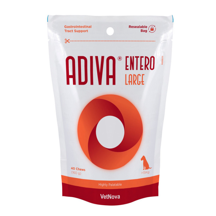 Suplemento alimenticio Adiva Entero 15 para perros y gatos - Kompymascotas