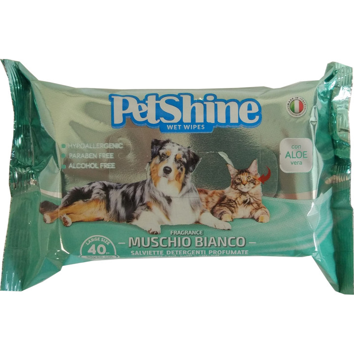 Toallitas Higiénicas con Clorhexidina PetShine
