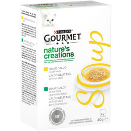 Sopa PURINA GOURMET Crystal, alimento húmedo para gato - Kompymascotas