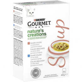 Sopa PURINA GOURMET Crystal, alimento húmedo para gato - Kompymascotas
