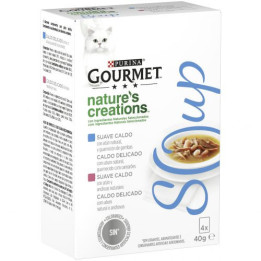 Sopa PURINA GOURMET Crystal, alimento húmedo para gatos - Kompymascotas