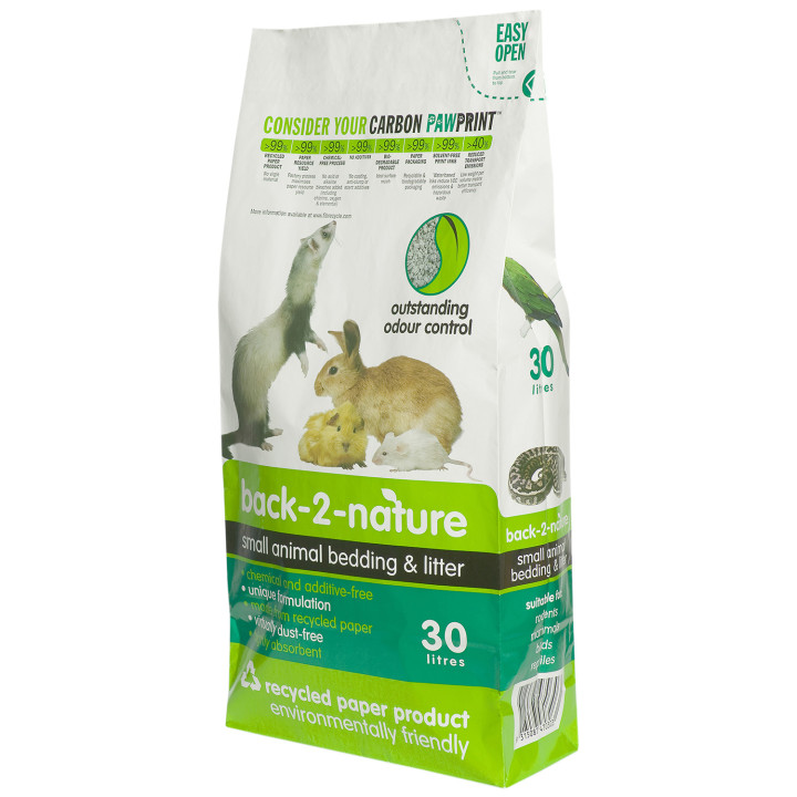 Lecho de Papel Reciclado Back 2 Nature