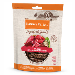 Nature's Variety Snacks Superfoods Ternera - Kompymascotas