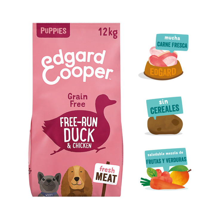 Edgard & Cooper, pienso natural para cachorros - Kompymascotas