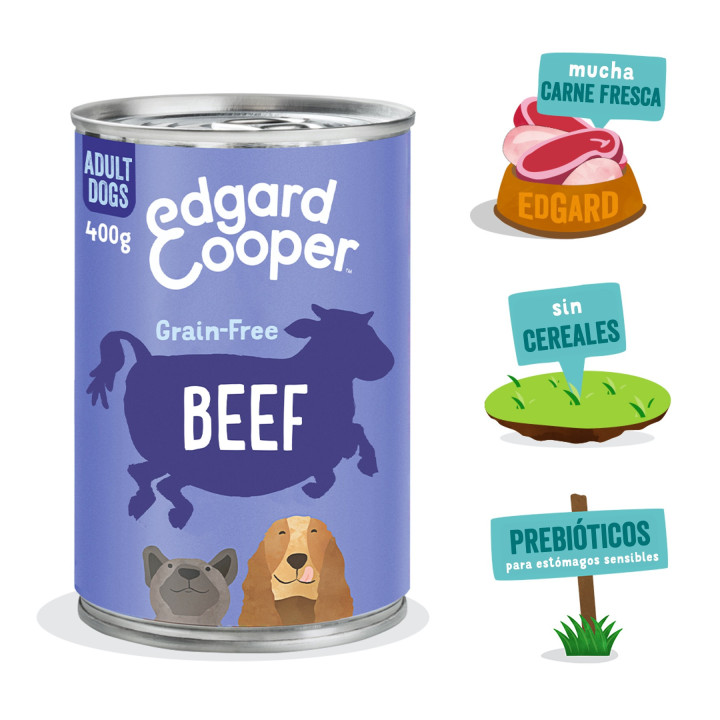 Edgard & Cooper, comida húmeda natural para perros - Kompymascotas