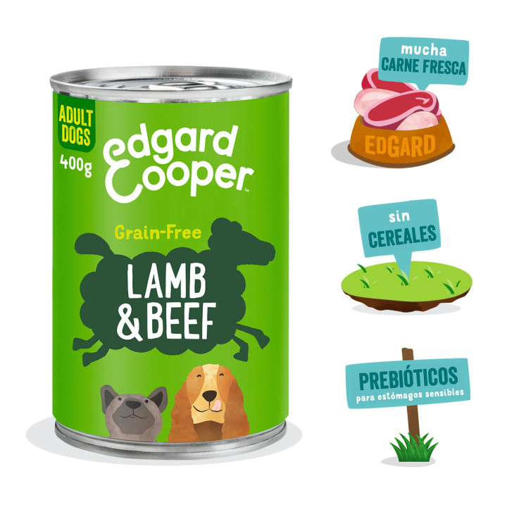 Edgard & Cooper, comida húmeda natural para perros - Kompymascotas