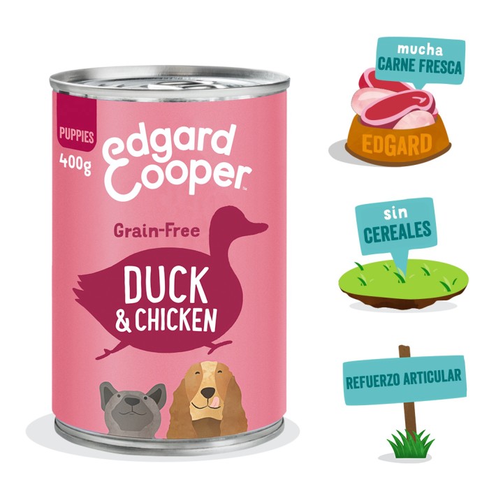 Edgard & Cooper, comida húmeda natural para perros - Kompymascotas