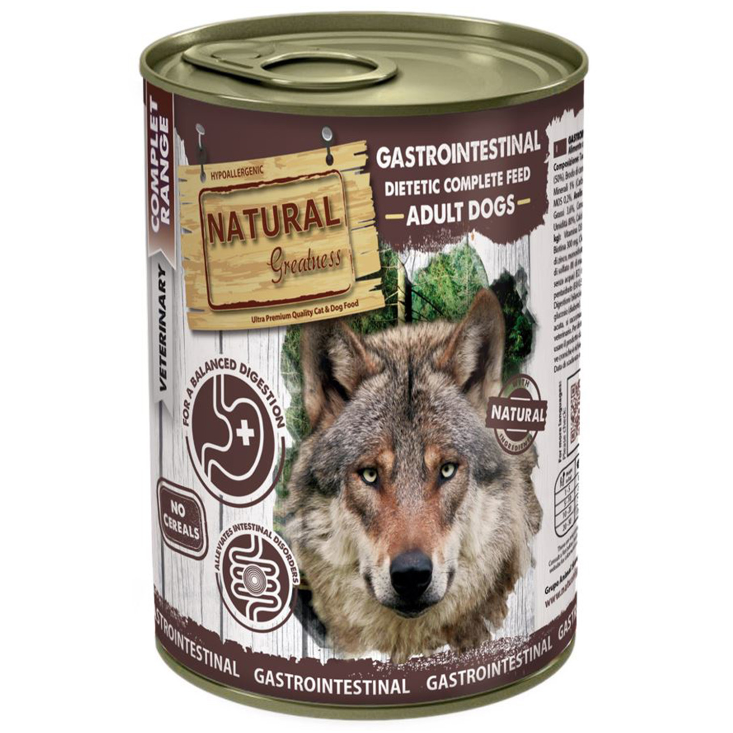 Natural greatness comida húmeda veterinaria perro