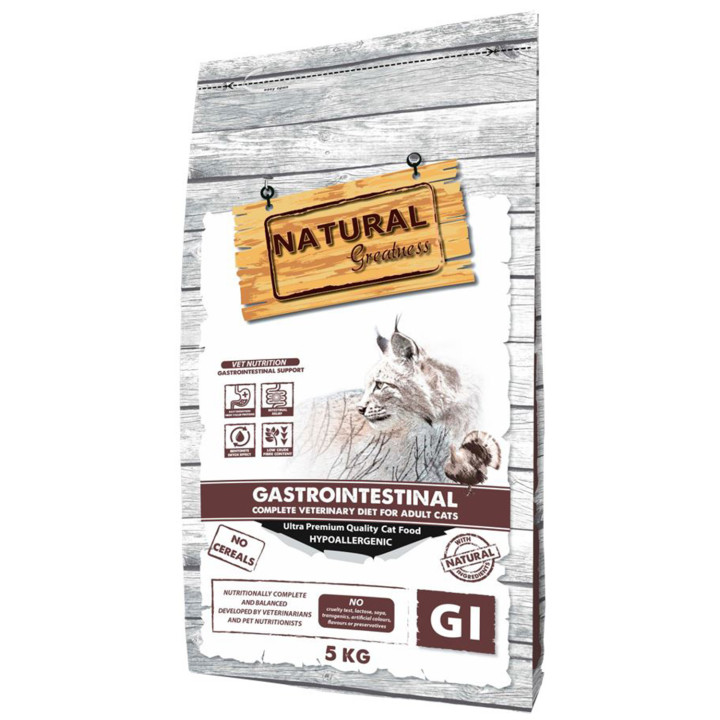 Natural Greatness Gastrointestinal para gatos adultos