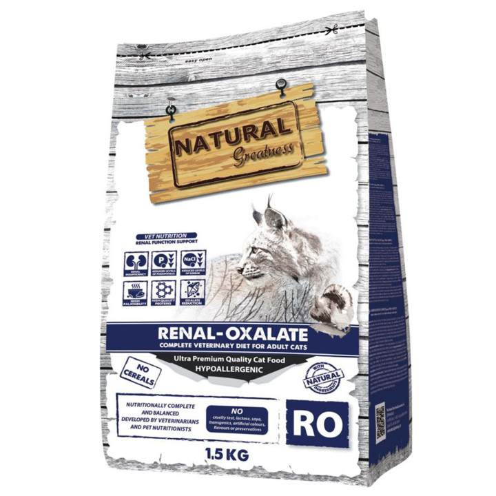 Natural Greatness Renal Oxalate para gatos adultos