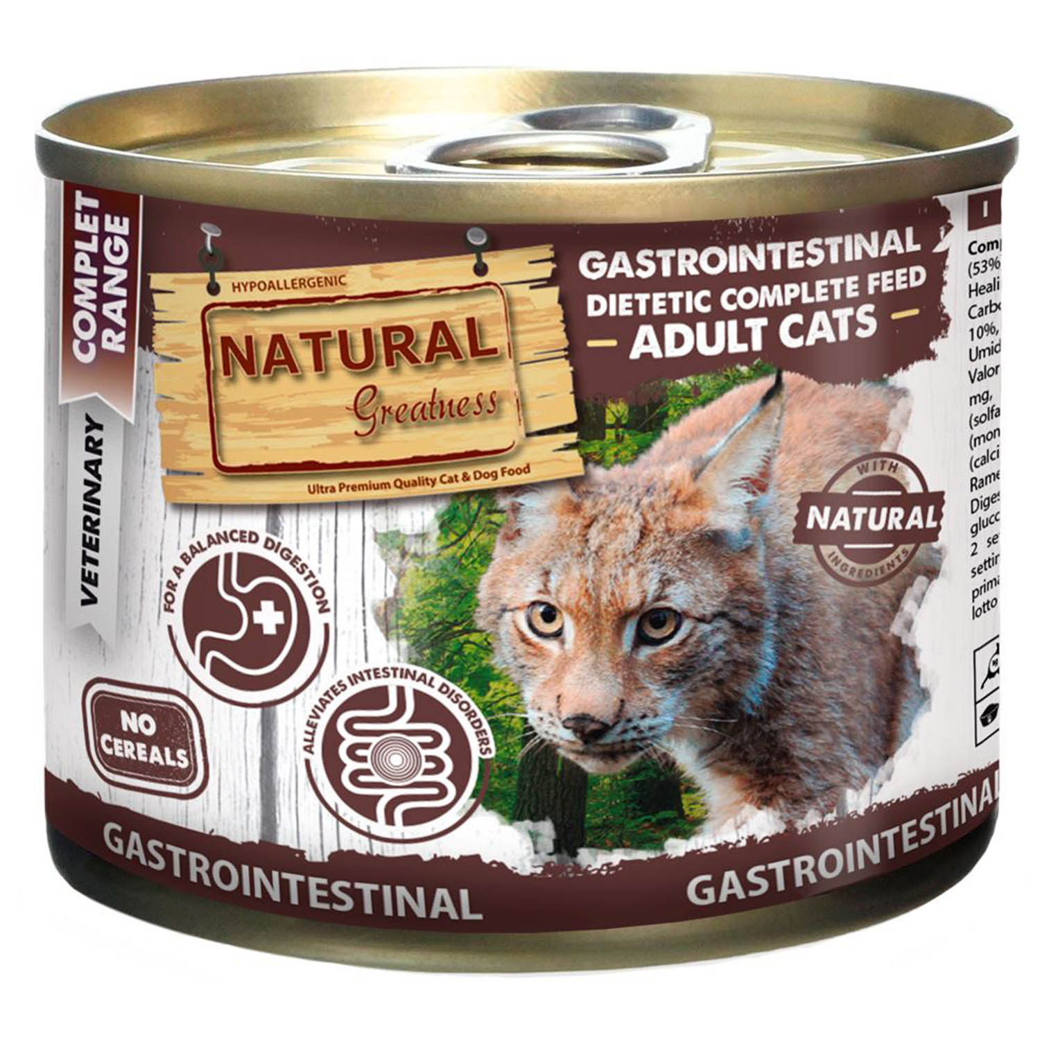 Natural greatness comida húmeda veterinaria gato