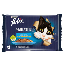 Purina Felix Festín del Mar, comida húmeda para gatos - Kompymascotas