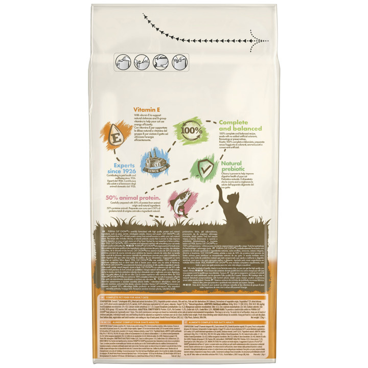 Cat Chow Adult Salmón y Atún Pienso para gatos - Kompymascotas