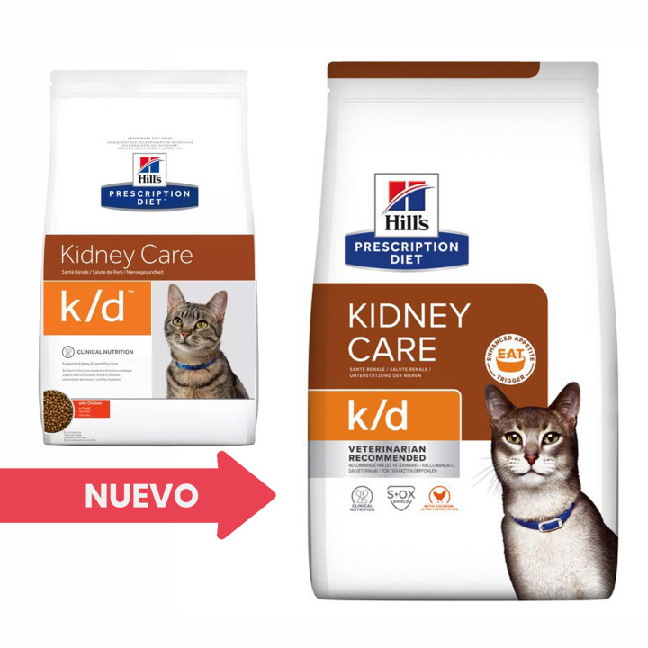 Hill's Prescription Diet Feline k/d Alimento para gatos - Kompymascotas