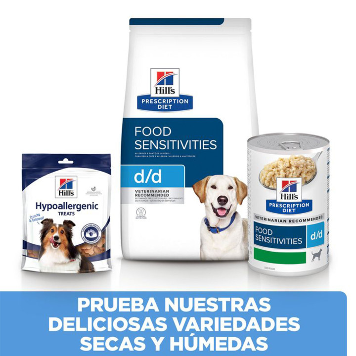 Pienso veterinario Hill's Prescription Diet Canine d/d pato y arroz - Kompymascotas