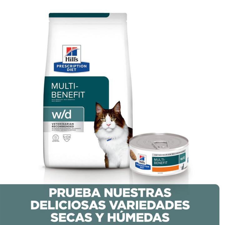 Hill's Prescription Diet Feline, Comida húmeda para gatos - Kompymascotas