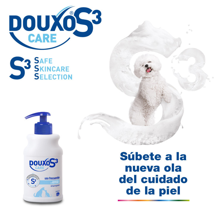 DOUXO S3 CARE Champú hidratante para perros y gatos