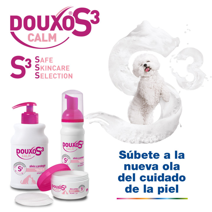 DOUXO S3 CALM Champú para pieles sensibles de perros y gatos