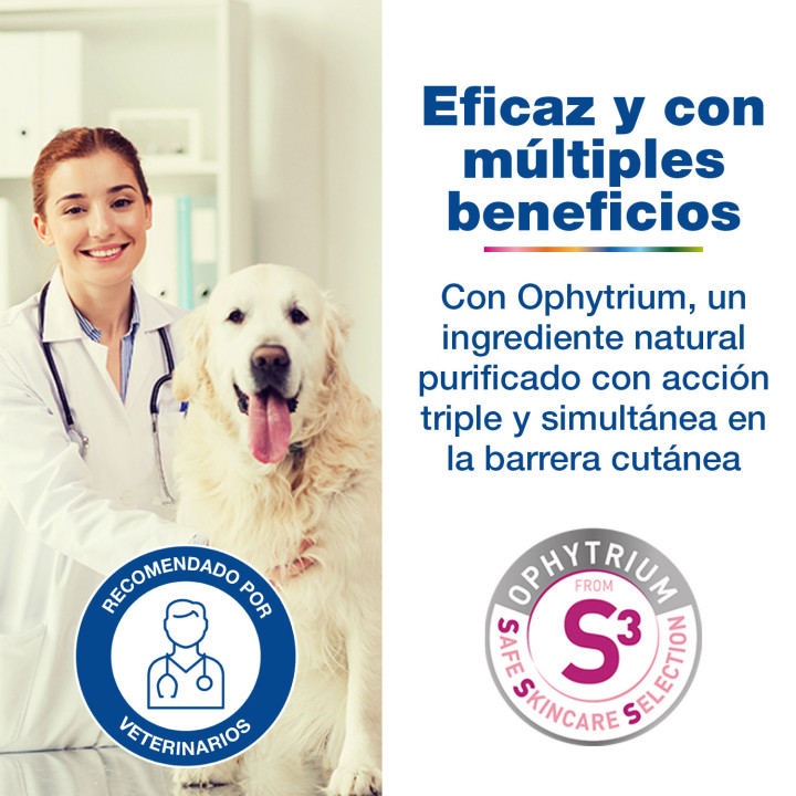 DOUXO S3 CALM Mousse para pieles sensibles de perros y gatos
