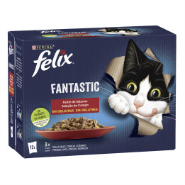 Purina Felix Fantastic Festín de Sabores Gelatina - Kompymascotas