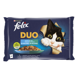 Purina Felix Duo Festín del Mar Gelatina - Kompymascotas