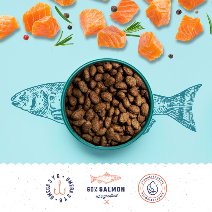 Boske Adult Grain Free Salmón - Kompymascotas