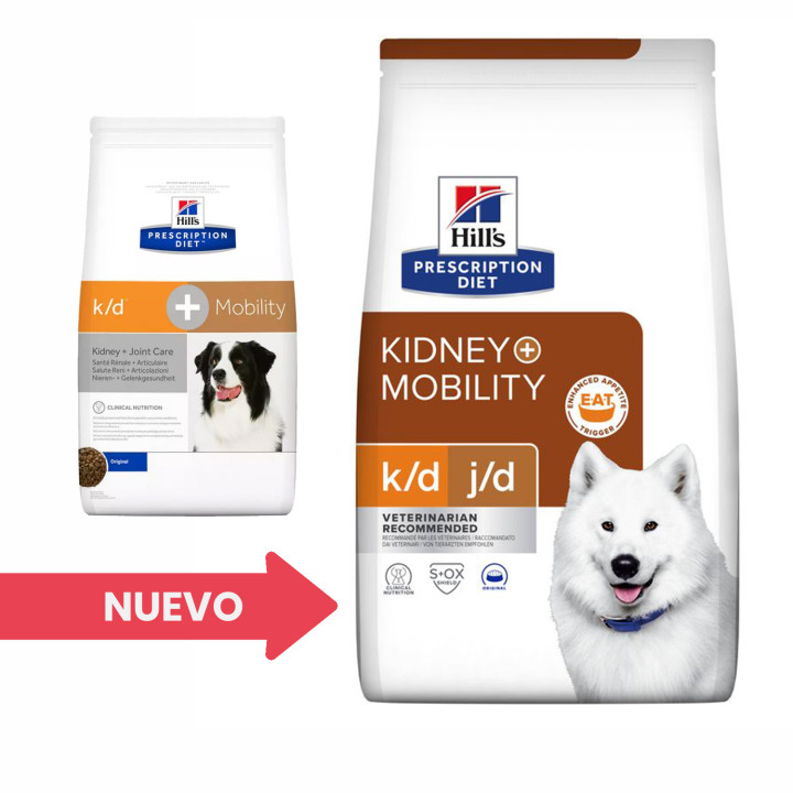 Pienso Hill's Prescription Diet Canine k/d + Mobility - Kompymascotas