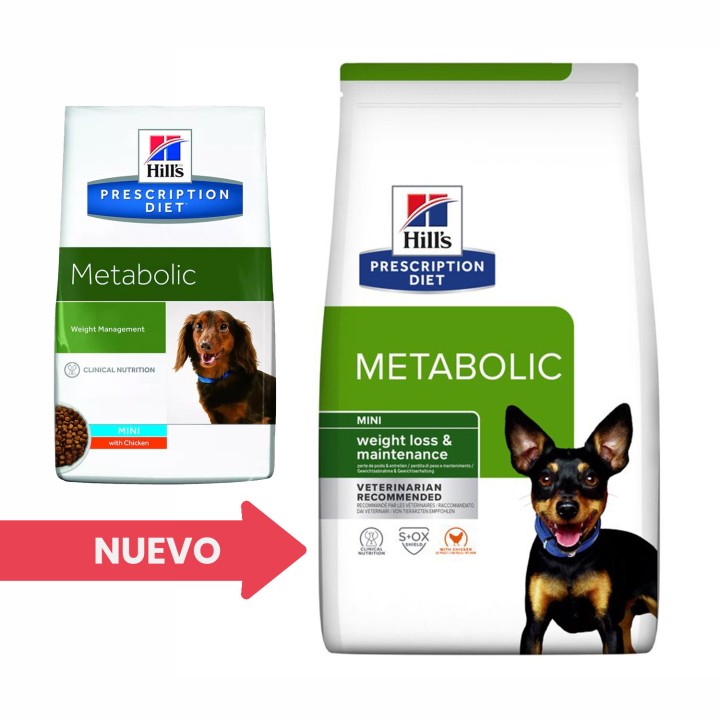 Hill's Prescription Diet Metabolic Mini, pienso para perros - Kompymascotas