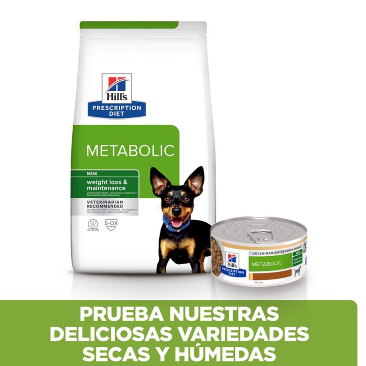 Hill's Prescription Diet Metabolic Mini, pienso para perros - Kompymascotas