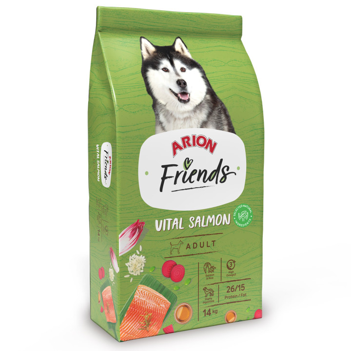 Arion Friends Fish & Rice, pienso para perros - Kompymascotas