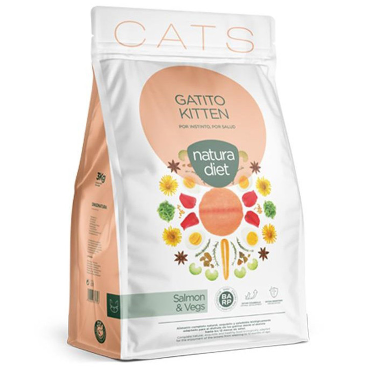 Natura Diet Cat Kitten Salmon