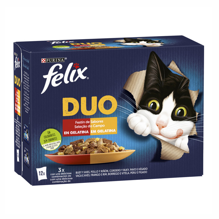 Purina Felix Fantastic Duo Delicious con carne 