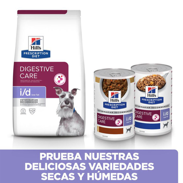 Hill's Prescription Diet Canine i/d Low Fat, pienso veterinario para perros - Kompymascotas