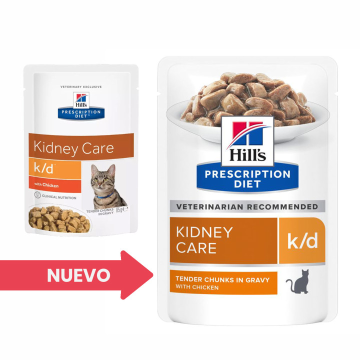 Hill's Prescription Diet Feline, Comida húmeda para gatos - Kompymascotas