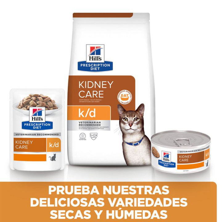 Hill's Prescription Diet Feline, Comida húmeda para gatos - Kompymascotas