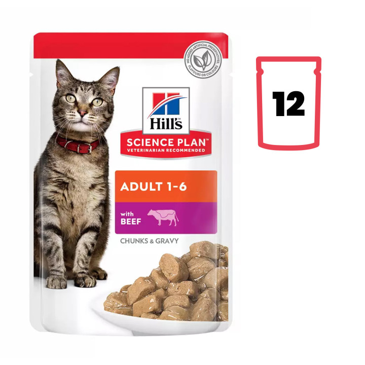 Hill's Science Plan Feline Adult, Comida Húmeda para gatos - Kompymascotas