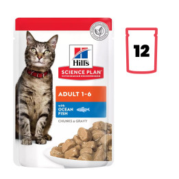 Hill's Science Plan Feline Adult, Comida Húmeda para gatos - Kompymascotas
